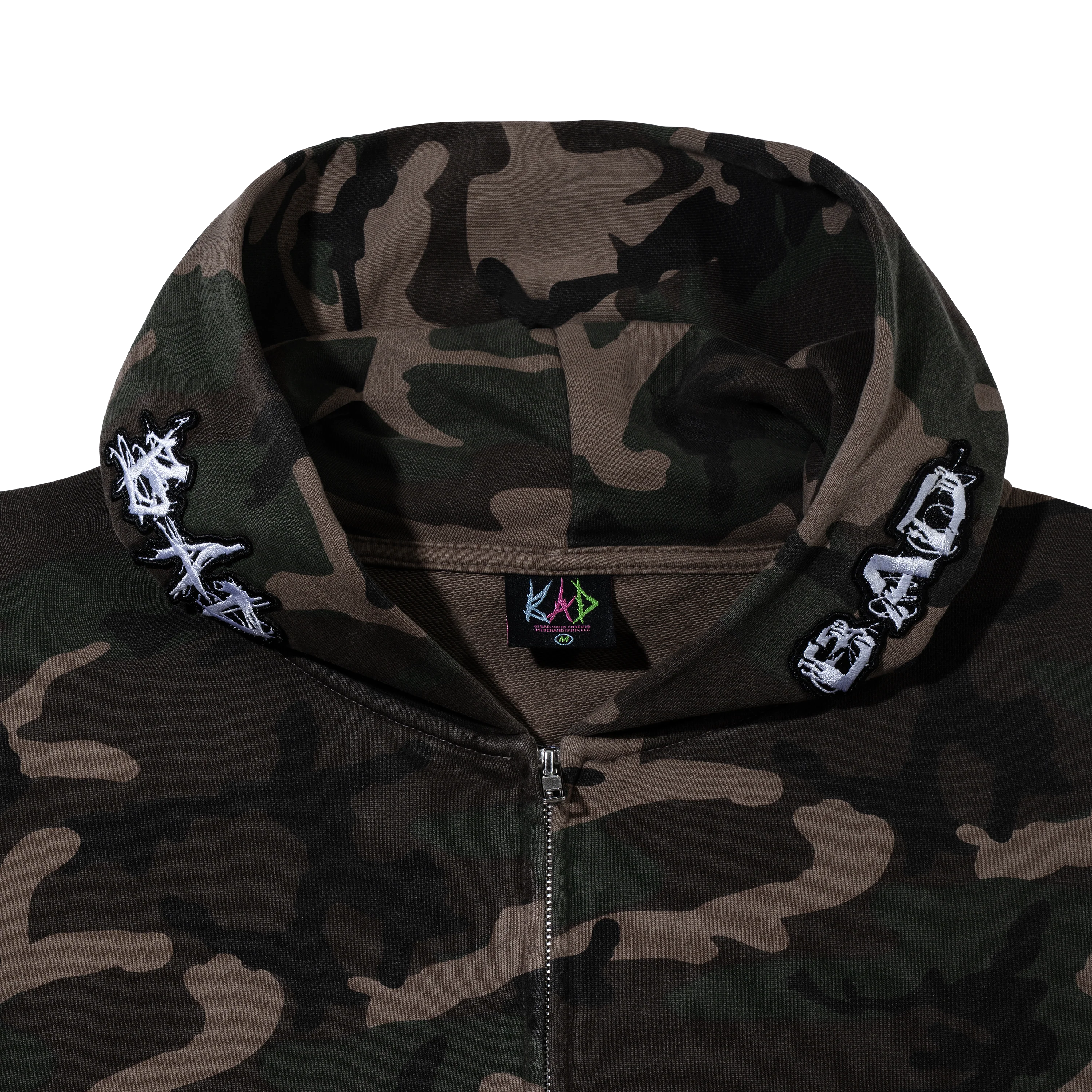 LOGO PATCH EMBROIDERED ZIP CAMO - Image 4